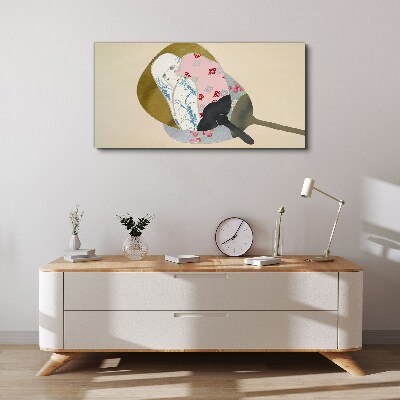 Abstract harmony of shapes and colors Canvas print