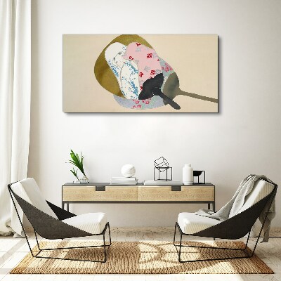 Abstract harmony of shapes and colors Canvas print