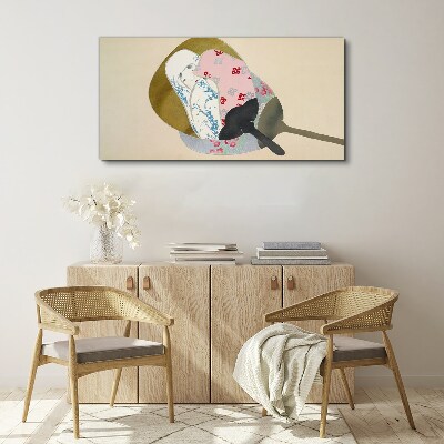 Abstract harmony of shapes and colors Canvas print