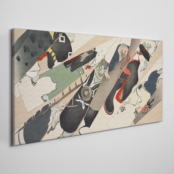 Modern abstract asia Canvas Wall art