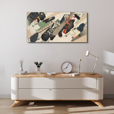 Modern abstract asia Canvas Wall art