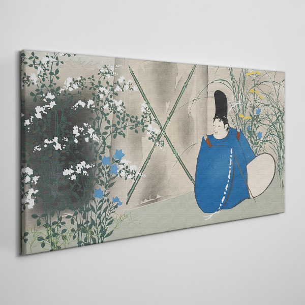 Peace in the garden Canvas Wall art