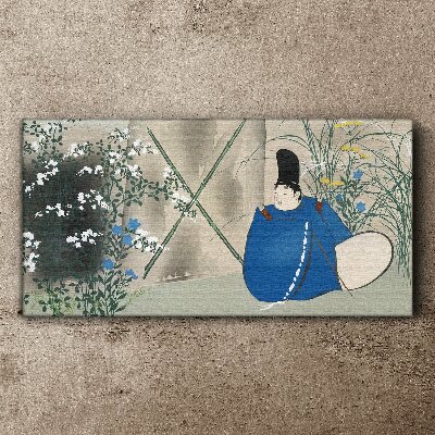 Peace in the garden Canvas Wall art