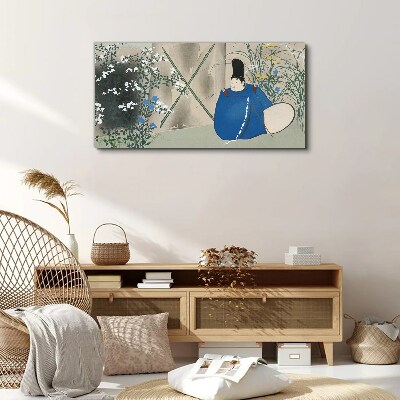 Peace in the garden Canvas Wall art