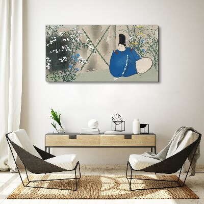 Peace in the garden Canvas Wall art