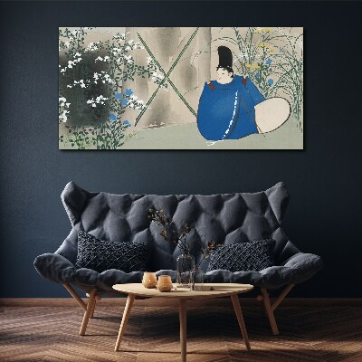 Peace in the garden Canvas Wall art