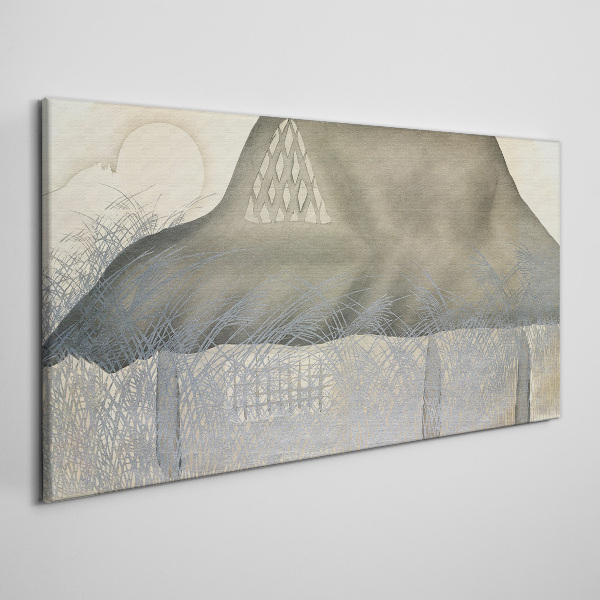 Peace among the mountains Canvas Wall art