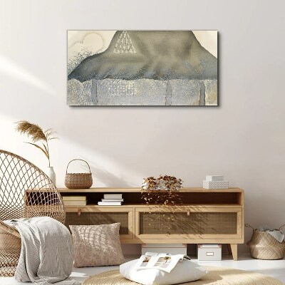 Peace among the mountains Canvas Wall art