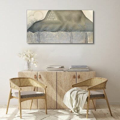 Peace among the mountains Canvas Wall art