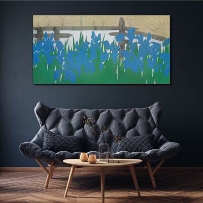 Abstract flowers Canvas Wall art