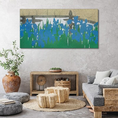 Abstract flowers Canvas Wall art