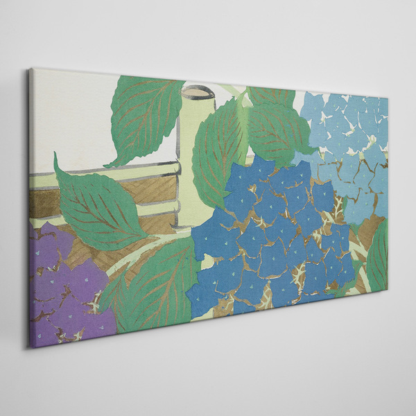 Floral compositions in pastel colors Canvas Wall art