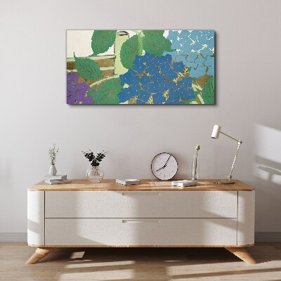 Floral compositions in pastel colors Canvas Wall art