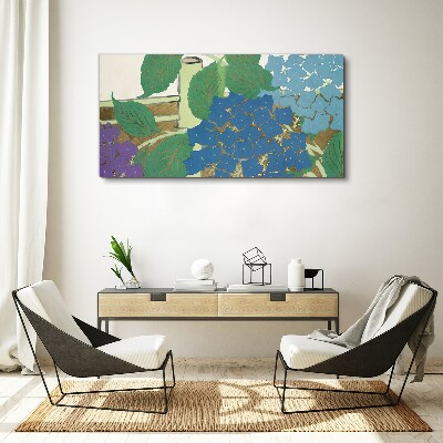 Floral compositions in pastel colors Canvas Wall art