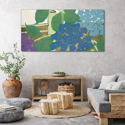 Floral compositions in pastel colors Canvas Wall art