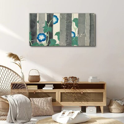 Bamboo flowers Canvas Wall art