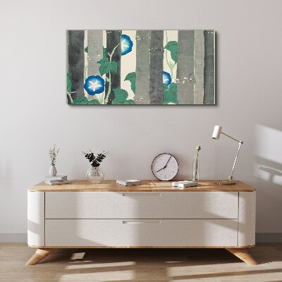 Bamboo flowers Canvas Wall art