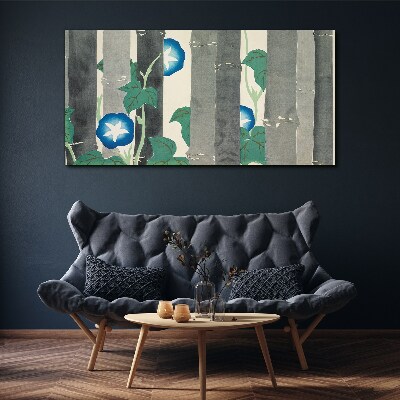 Bamboo flowers Canvas Wall art