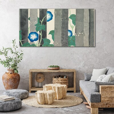 Bamboo flowers Canvas Wall art