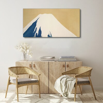 Mount snow kamisaka Canvas Wall art