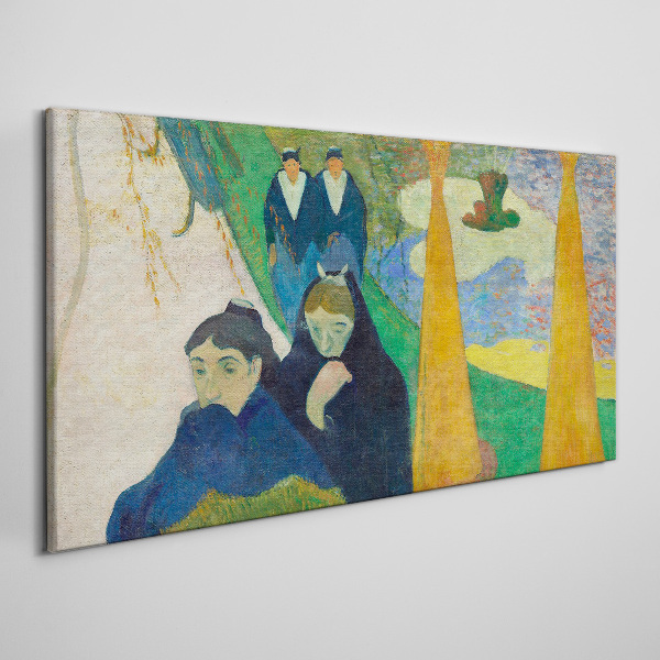 Sadness and reflection in the landscape Canvas Wall art