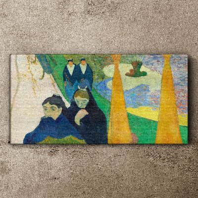 Sadness and reflection in the landscape Canvas Wall art