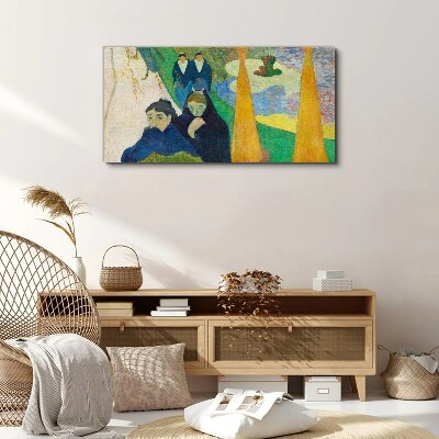 Sadness and reflection in the landscape Canvas Wall art