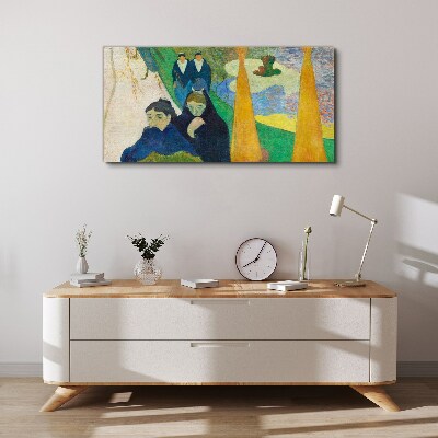 Sadness and reflection in the landscape Canvas Wall art