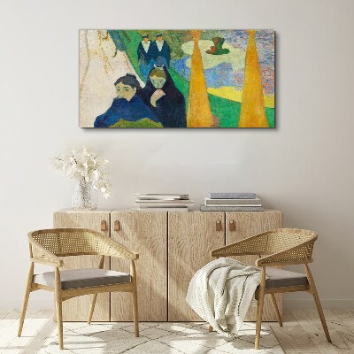 Sadness and reflection in the landscape Canvas Wall art