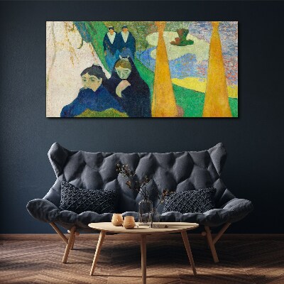 Sadness and reflection in the landscape Canvas Wall art