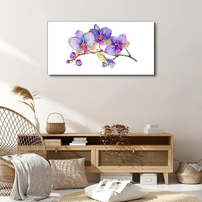 The floral beauty of orchids Canvas print