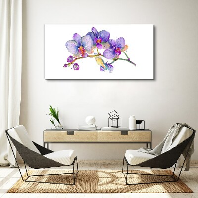 The floral beauty of orchids Canvas print