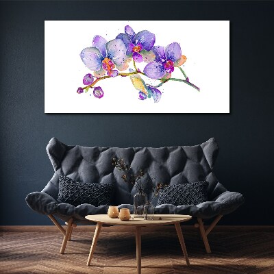 The floral beauty of orchids Canvas print