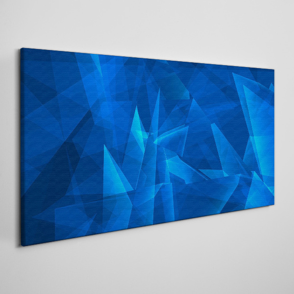 The sky is in shades of blue Canvas print