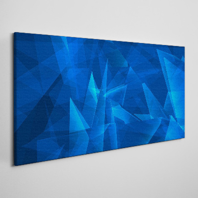 The sky is in shades of blue Canvas print