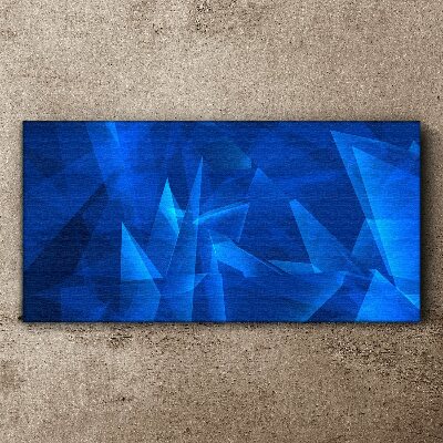 The sky is in shades of blue Canvas print
