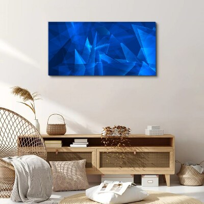 The sky is in shades of blue Canvas print