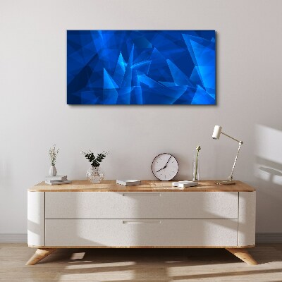 The sky is in shades of blue Canvas print