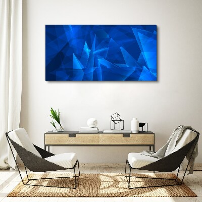 The sky is in shades of blue Canvas print
