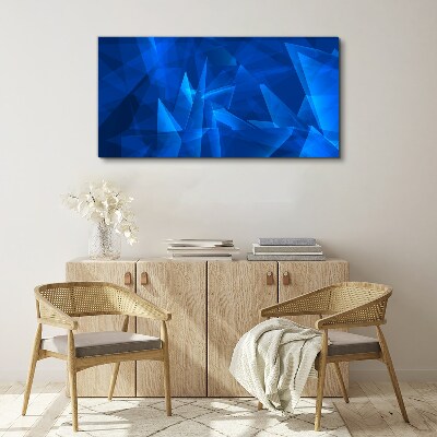 The sky is in shades of blue Canvas print