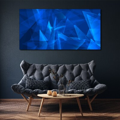 The sky is in shades of blue Canvas print