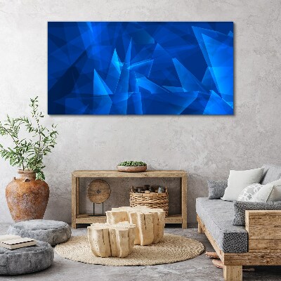 The sky is in shades of blue Canvas print