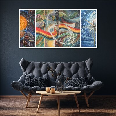Movement and harmony of colors Canvas print