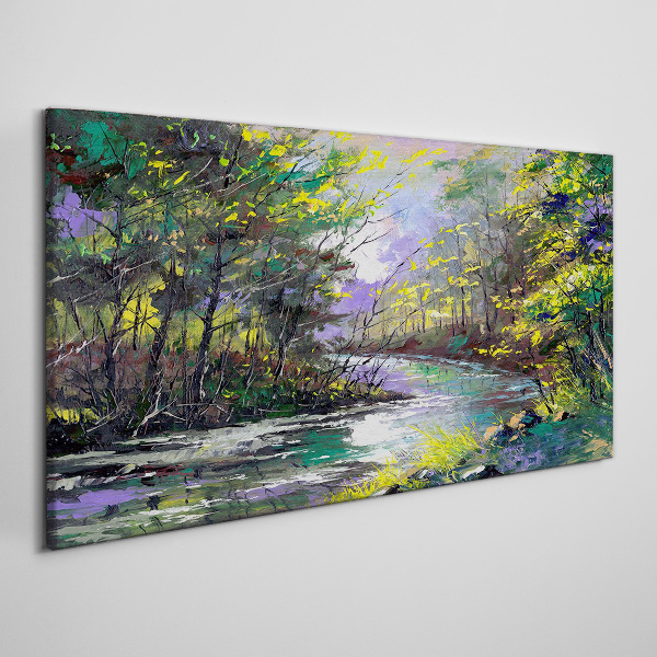Green Oasis of Peace Canvas Wall art
