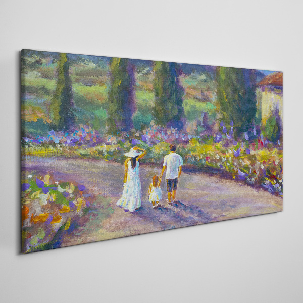 Family tree blossoms Canvas Wall art