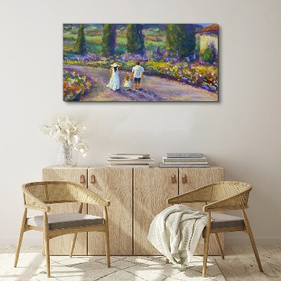 Family tree blossoms Canvas Wall art