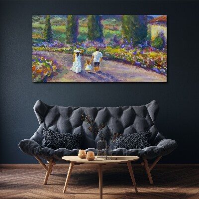 Family tree blossoms Canvas Wall art