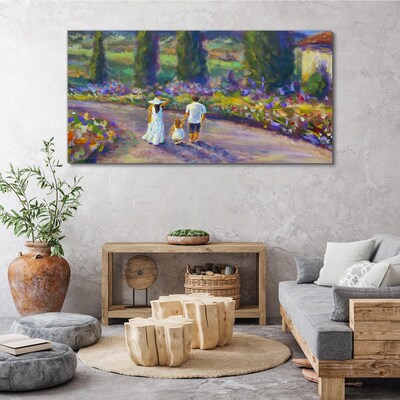 Family tree blossoms Canvas Wall art