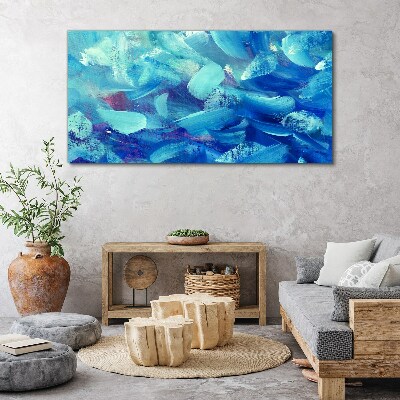 Ocean waves of colors Canvas Wall art