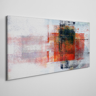 Abstract composition of colors Canvas Wall art